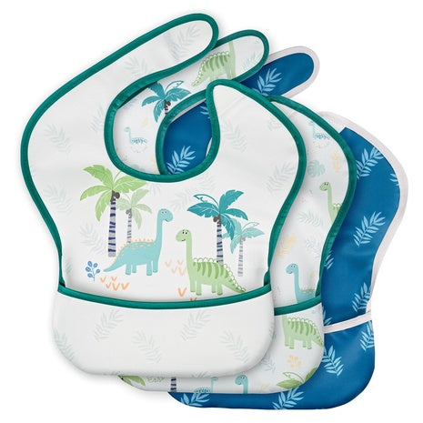 3-Pack Civarua Kids Baby Bibs W/ Food Catcher (Various)