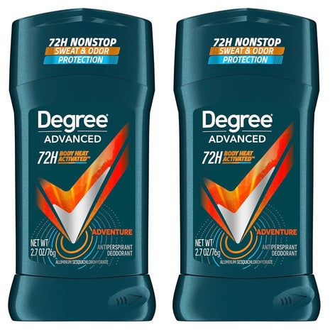 2-Pack Degree Men’s Adventure Deodorant