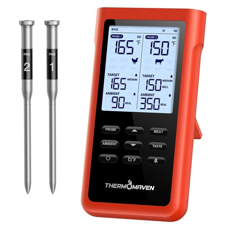 ThermoMaven X2 Smart Wireless Food Thermometer With 2 Probes