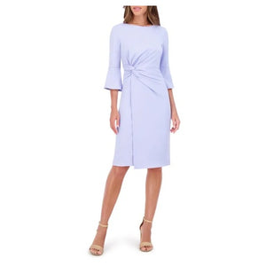 Kensie Women's Knot Front Sheath Midi-Dress