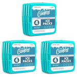 12-Pack Fit & Fresh Reusable & Long-Lasting Slim Ice Packs