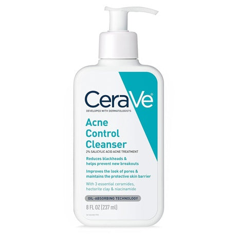 CeraVe Acne Treatment Face Wash