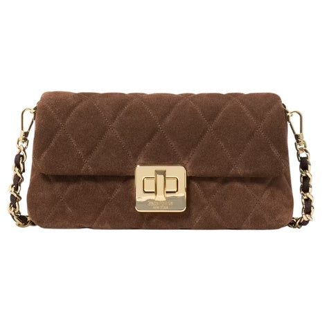 Kate Spade Carey Quilted Suede Mini Crossbody