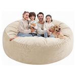 7ft Large Bean Bag Chairs With Memory Foam Filled