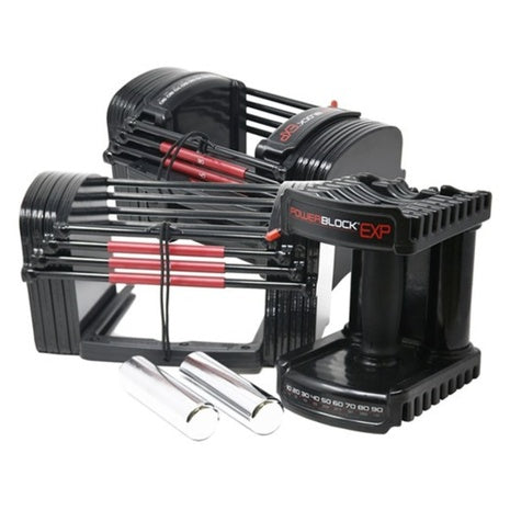 PowerBlock Sport EXP Stage 1 Dumbbell Set (5-50lbs, Pair)