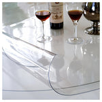 HoSwag 43" X 43" Round Clear Table Mat Protector
