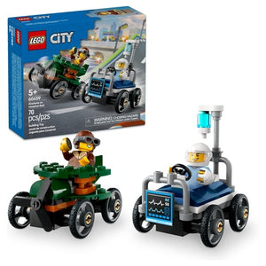 LEGO City Airplane vs. Hospital Bed Race
