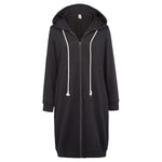 Grace Karin Women's Zip-Up Hoodie Dress (10 Colors)