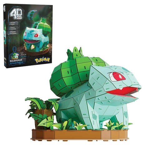 195-Piece 4D Build Pokémon Bulbasaur 3D Model Kit