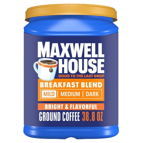 Maxwell House Breakfast Blend Ground Coffee