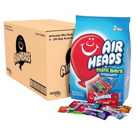 8lbs Airheads Mini Candy Bars