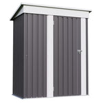 Patiowell 5-ft X 3-ft Galvanized Steel Metal Storage Shed