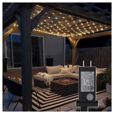 10' X 10' 270 LED Outdoor Net Lights With 8 Lighting Modes