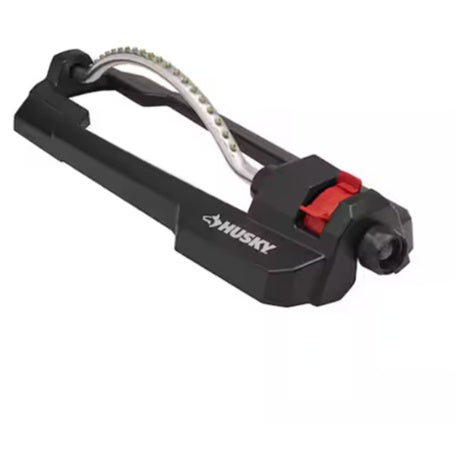 2-Pack Husky 4000 Sq. Ft. Poly Base Oscillating Sprinkler
