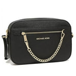 Michael Kors Women's Leather East West Chain Crossbody Bag