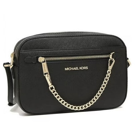 Michael Kors Women's Leather East West Chain Crossbody Bag