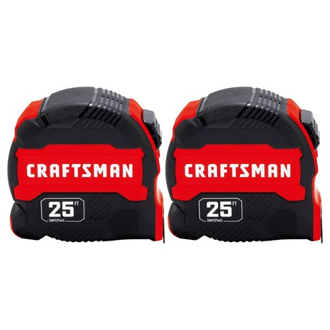 2-Pack Craftsman 25' Tape Measures