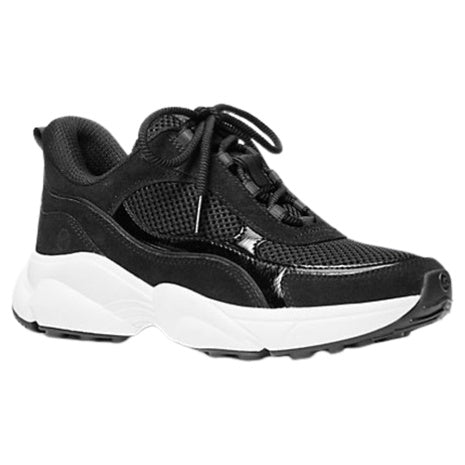 Michael Kors Women's Mercer Medium Logo and Leather Accordion Crossbody Bag