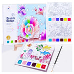Water Coloring Book Kit