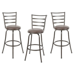 3 Pack Adjustable Swivel Barstool