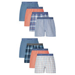 8 Hanes Boys Woven Boxers (2 Colors)