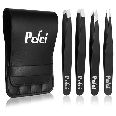 4-Piece Tweezers Set