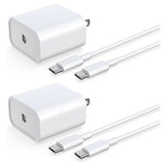2 33W USB-C Fast Chargers With Cables