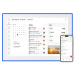 Moonka 10.1" Wall Planner Digital Calendar & Chore Chart