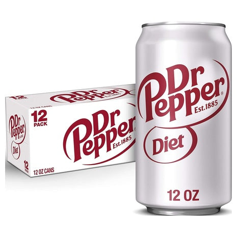 12 Cans Diet Dr Pepper