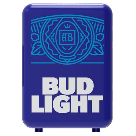 Bud Light 6-Can Mini Beverage Refrigerator W/ AC/DC Adapters