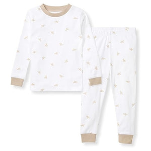 Size 4T Golden Bee Print Pajamas