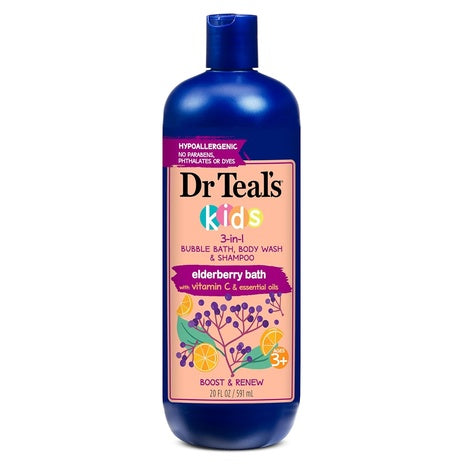 Dr Teal’s Kids 3-in-1 Bubble Bath, Body Wash & Shampoo