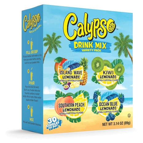 30 Calypso Singles To Go Powdered Drink Packs
