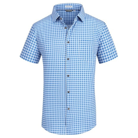 Alex Vando Men's Wrinkle Free Short Sleeve Button Down Casual Shirt (Various)