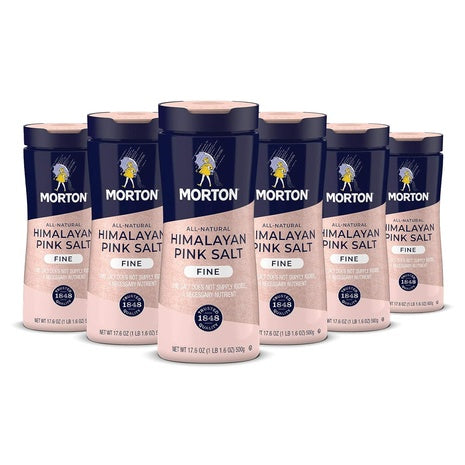 6 Morton All Natural Himalayan Pink Salt