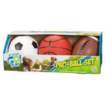 3-Pack Toddler Sports Ball Set