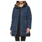 Cole Haan Women's Faux Fur Trim Down Puffer Jacket