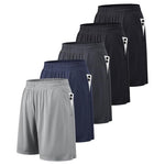 5-Pack Balennz Men's Quick Dry Athletic Shorts