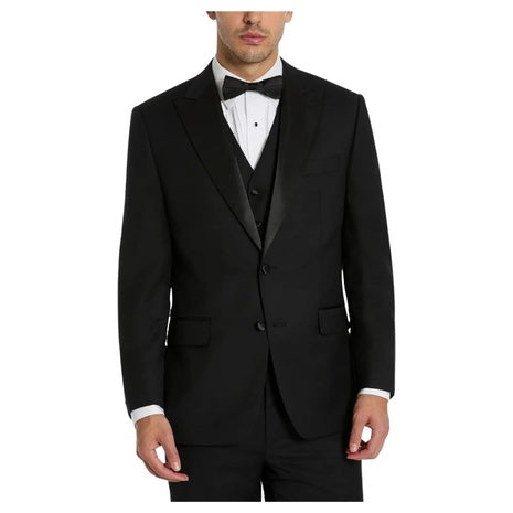 Michael Kors Black Plain Classic Sport Coats