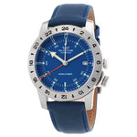 Glycine Airman Vintage GMT Quartz Blue Dial 40 Mm Men's Watch