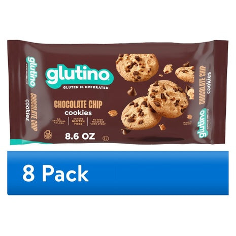 8-Pack Glutino Gluten Free Chocolate Chip Cookies