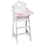 Badger Basket Wooden Baby Doll High Chair