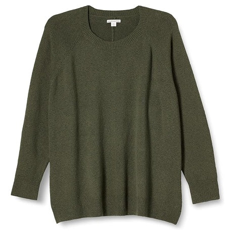 Women's Regular-Fit Soft Touch Long-Sleeve Crewneck Sweater