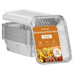 50 Aluminum Pans with Lids