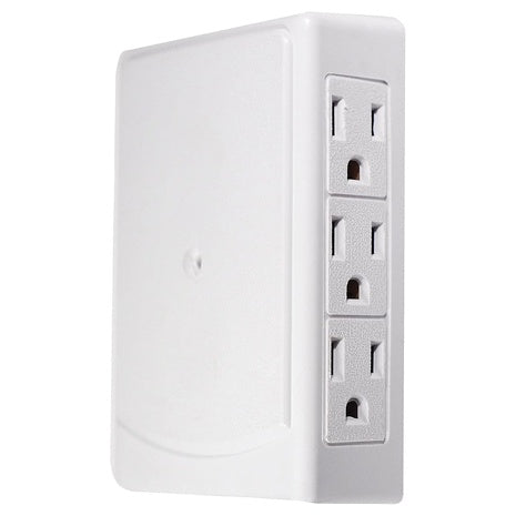 GoGreen Power 6-Outlet Side Mount Wall Tap Adapter