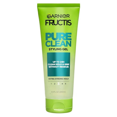 6.8oz Garnier Fructis Style Pure Clean Hair Styling Gel