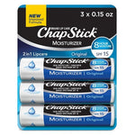 3-Pack ChapStick Moisturizer Lip Balm