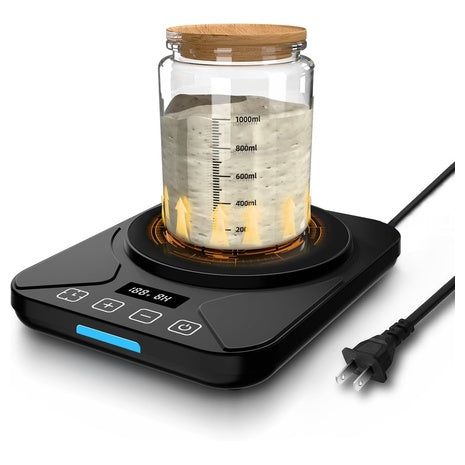 Sourdough Starter Warmer Mat with 24H Timer & Thermostat Control