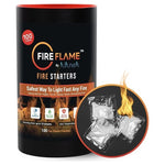 100 Fireflame Quick Instant Fire Starter Pouches