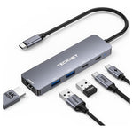 Tecknet 5-in-1 4K 60Hz USB C To HDMI Adapter
